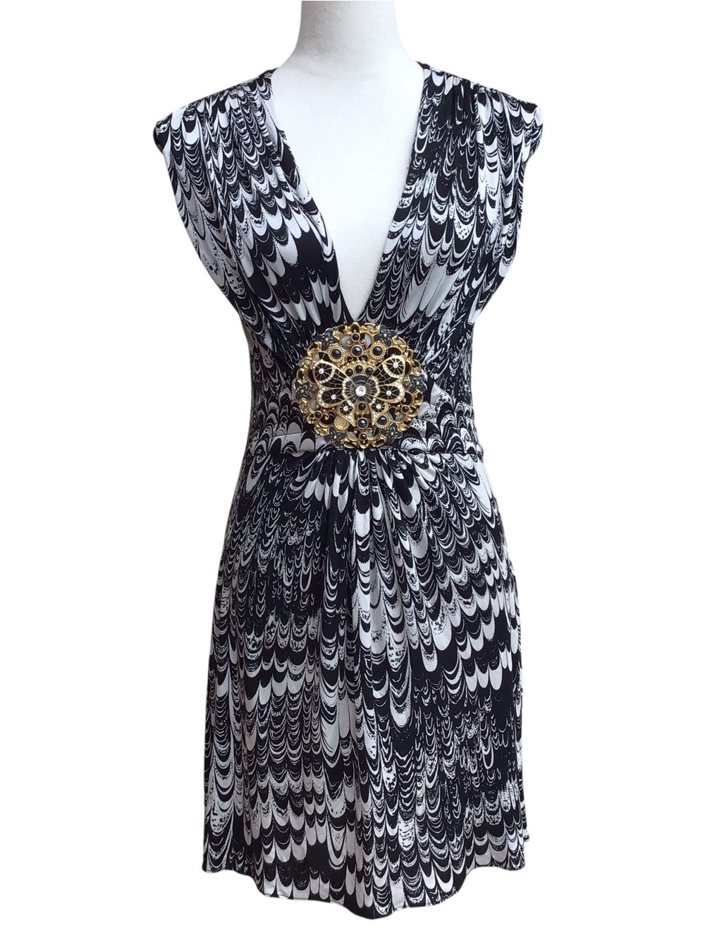 Sky Embellished Mini Dress